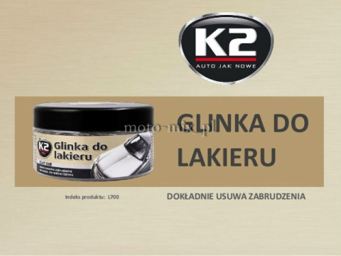 GLINKA DO LAKIERU K2 miękka 200g GLINKA DO LAKIERU K2 miękka 200g