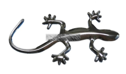 NAKLEJKA ALUMINIUM Jaszczurka - Gekon NAKLEJKA ALUMINIUM Jaszczurka - Gekon