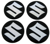 Naklejki na kołpaki Suzuki 60 mm silikonowe