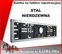 Ramka chromowana - stal nierdzewna