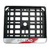 Ramka pod tablicę rejestracyjną - kwadratowa duża (motocyklowa) - POLAND chrom Ramka pod tablicę rejestracyjną - kwadratowa duża (motocyklowa) - POLAND chrom