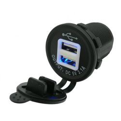 ŁADOWARKA 12 / 24V gniazdo - 2 x USB - 3,1A - BONET ŁADOWARKA 12 / 24V gniazdo - 2 x USB - 3,1A - BONET