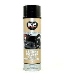 Lakier akrylowy czarny połysk 500ml Lakier akrylowy czarny połysk 500ml
