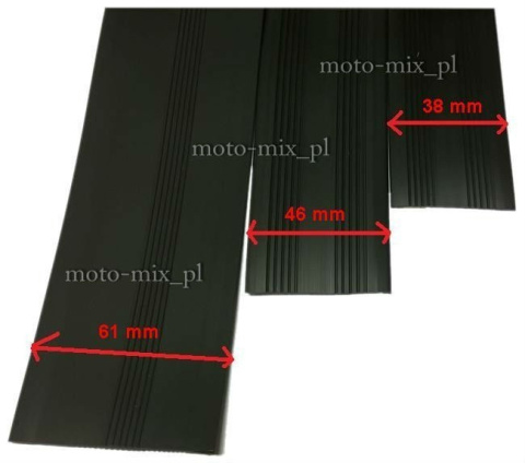 Listwa na progi - gumowa 38 mm - NA metry BEZ KLEJU Listwa na progi - gumowa 38 mm - NA metry BEZ KLEJU