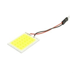 Panel LED COB 24-chip 4x6 + adaptery W5W, C5W, T4W