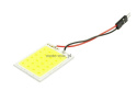 Panel LED COB 24-chip 4x6 + adaptery W5W, C5W, T4W