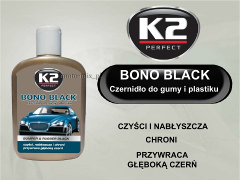 Preparat CZERNIDŁO GUMY I PLASTIKU Bono black 500 ML Preparat CZERNIDŁO GUMY I PLASTIKU Bono black 500 ML