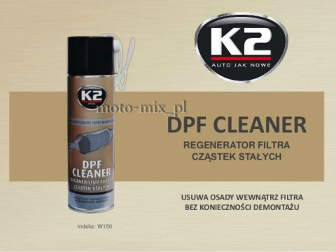 Regenerator filtra cząstek stałych K2 DPF CLEANER 500 ML Regenerator filtra cząstek stałych K2 DPF CLEANER 500 ML
