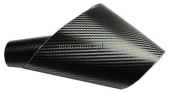 Folia na progi, słupek czarna Carbon 40 x 70 cm