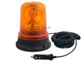 Kogut - lampa ostrzegawcza z żarówką H3 24V ,obrotowa , magnetyczna,