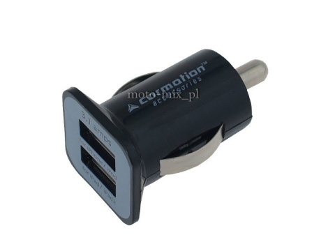 Ładowarka wtyczka 2x USB , do gniazda zapalniczki 12/24V