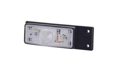 Lampa obrysowa prostokątna płaska wisząca - biała Lampa obrysowa prostokątna płaska wisząca - biała