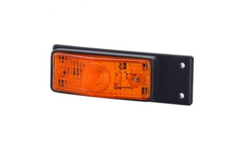 Lampa obrysowa prostokątna płaska wisząca - POMARAŃCZOWY Lampa obrysowa prostokątna płaska wisząca - POMARAŃCZOWY