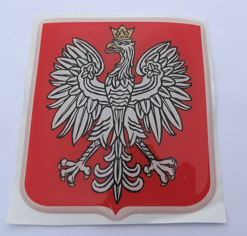 Naklejka silikonowa GODŁO ORZEŁ Naklejka silikonowa GODŁO ORZEŁ