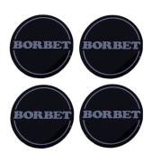 Naklejki na kołpaki BORBET 60 mm silikonowe