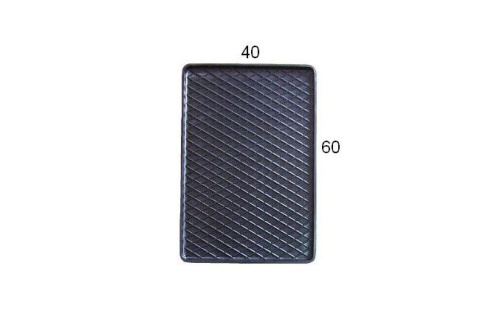Ociekacz na buty MATA gumowa czarna 40x60cm Ociekacz na buty MATA gumowa czarna 40x60cm
