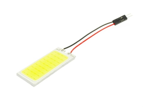 Panel LED COB 36-chip 4x9led + adaptery W5W, C5W, T4W