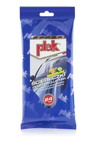 Ściereczki / chusteczki do szyb Cytryna z Limonką - 24szt Ściereczki / chusteczki do szyb Cytryna z Limonką - 24szt