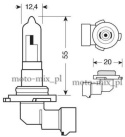 Żarówka Halogenowa HB3 9005 12v 65w +30%more light (1szt)