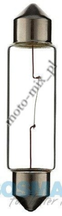 Żarówka rurkowa, paluszek SV8.5 10W 12V 11x44 mm