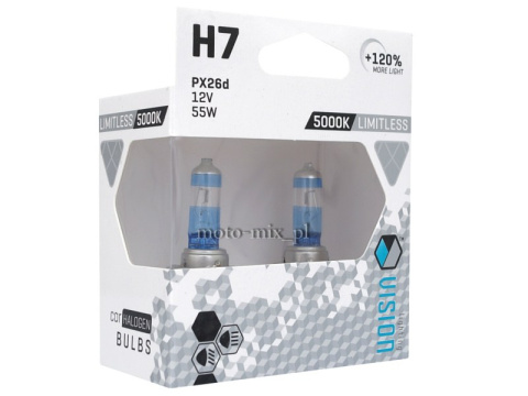 Zestaw żarówek H7 VISION LIMITLESS +120% 2 szt Zestaw żarówek H7 VISION LIMITLESS +120% 2 szt
