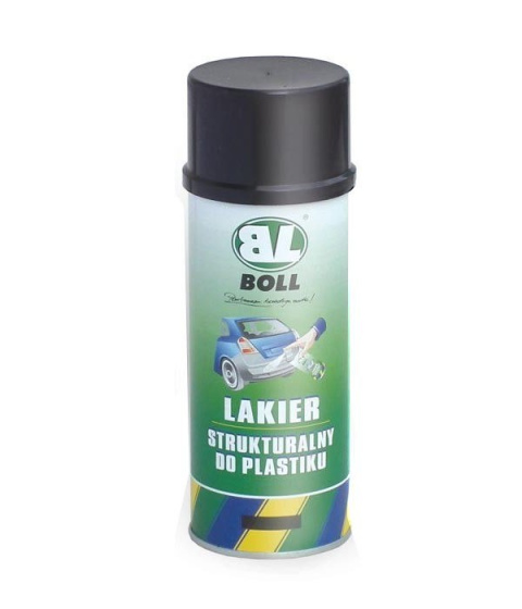 Lakier strukturalny do plastików w sprayu CZARNY 400ml Lakier strukturalny do plastików w sprayu CZARNY 400ml