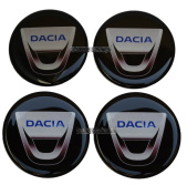 Naklejki na kołpaki Dacia 55 mm silikonowe