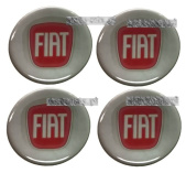 Naklejki na kołpaki FIAT 50 mm silikonowe