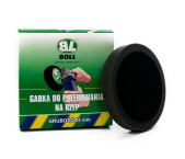 Boll gąbka polerska czarna miękka na rzep 150/25mm
