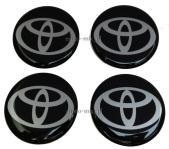 Naklejki na kołpaki Toyota 55 mm silikonowe