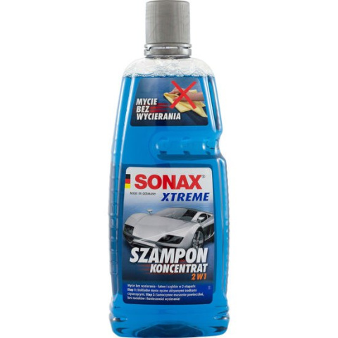 Sonax Xtreme 2w1 szampon samochodowy z osuszaczem 1L Sonax Xtreme 2w1 szampon samochodowy z osuszaczem 1L