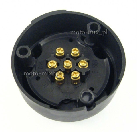 Gniazdo do przyczepy 7 stykowe 12V Carmotion Gniazdo do przyczepy 7 stykowe 12V Carmotion