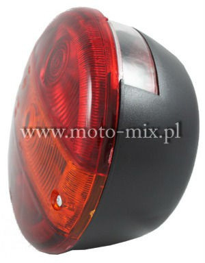 Lampa zespolona tył AVIA z oświetleniem tablicy rejestracyjnej okrągła Lampa zespolona tył AVIA z oświetleniem tablicy rejestracyjnej okrągła