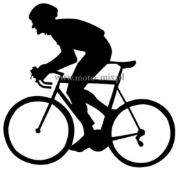 Naklejka tuningowa - rowerzysta - Kolarz
