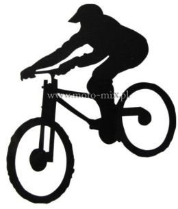 Naklejka tuningowa - rowerzysta - Cyklista