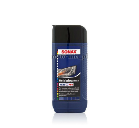 Wosk koloryzujący Sonax 250ml - niebieski Wosk koloryzujący Sonax 250ml - niebieski