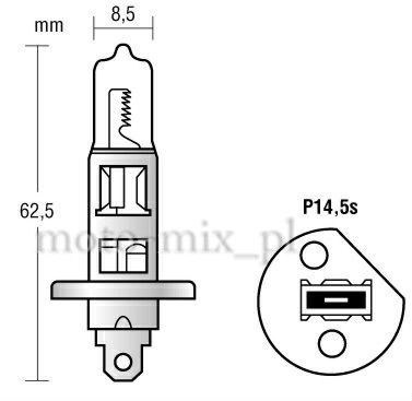 Zestaw żarówek H1 NW 12V 55W Farenheit Zestaw żarówek H1 NW 12V 55W Farenheit