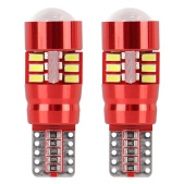 Diody do postojówek LED CANBUS 27SMD 3014 T10e (W5W) White 12V/24V