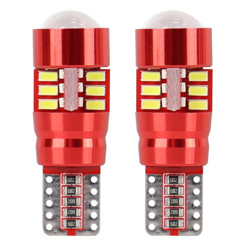 Diody do postojówek LED CANBUS 27SMD 3014 T10e (W5W) White 12V/24V Diody do postojówek LED CANBUS 27SMD 3014 T10e (W5W) White 12V/24V