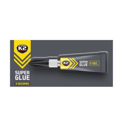 Klej błyskawiczny K2 SUPER GLUE 3g Klej błyskawiczny K2 SUPER GLUE 3g