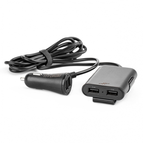Ładowarka przód-tył z przedłużaczem 4 USB Ładowarka przód-tył z przedłużaczem 4 USB