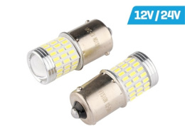 Żarówka LED BA15s (R 10W 12/24V) 2szt