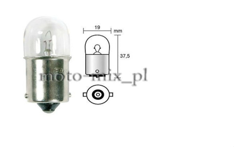 Żarówka R5W 12V BA15s