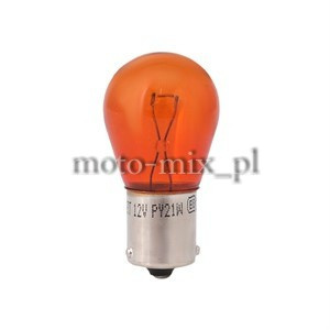 Żarówka asymetryczna pomar 12V 21W BAU15s PY21WS25 Żarówka asymetryczna pomar 12V 21W BAU15s PY21WS25