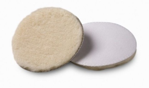Pad polerski wełniany futro polerskie soft miękki na rzep 125 mm Pad polerski wełniany futro polerskie soft miękki na rzep 125 mm