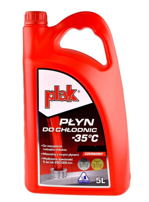 Płyn do chłodnic Plak Autorad G12+ 5L Płyn do chłodnic Plak Autorad G12+ 5L