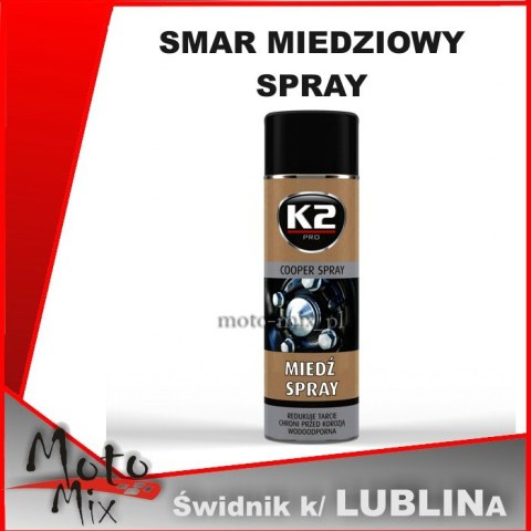 Smar miedziowy Wysokotemperaturowy -40°C - 1100°C K2 Smar miedziowy Wysokotemperaturowy -40°C - 1100°C K2