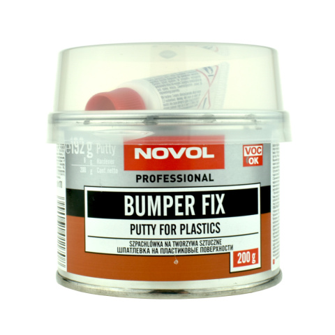 Szpachla Novol Bumper Fix - szpachlówka do tworzyw sztucznych 200g Szpachla Novol Bumper Fix - szpachlówka do tworzyw sztucznych 200g