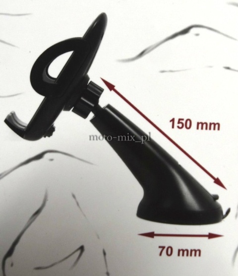 Uchwyt na telefon GPS czarno-czerwony Uchwyt na telefon GPS czarno-czerwony