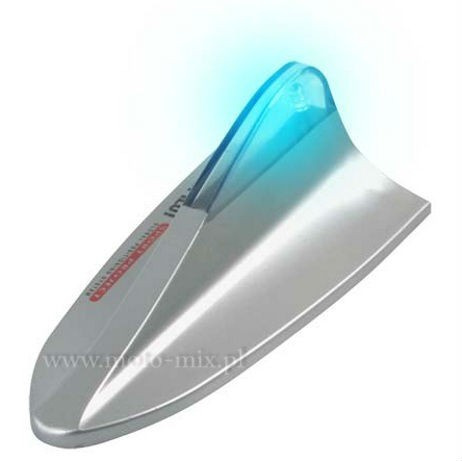 Atrapa anteny rekin - imitacja (srebrna) świecąca LED Atrapa anteny rekin - imitacja (srebrna) świecąca LED
